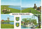 Nederland/Holland, Friesland, Mooi Friesland, 4-luik, Ca. 1970 - Other & Unclassified