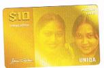 SURINAME (SURINAM) - UNIQA  (GSM RECHARGE) - IEM SABI: 2 GIRLS      - USED  -  RIF. 2061 - Surinam