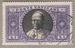 Vaticano - 1933 - Giardini E Medaglioni - 1 Lira  - Usato - Gebruikt