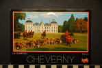 CP,  41 , CHEVERNY SPORT CHASSE ACOUR A CHEVERNY LES PIQUEUX ET LA MEUTE DE L´EQUIPAGE DE CHEVERNY DEVANT LE CHATEAU - Hunting