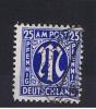 RB 805 - Germany 1945 -  25pf Allied Military Post SG A28 - Fine Used Stamp - Oblitérés