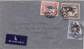 5236# KENYA UGANDA TANGANYIKA LETTRE PAR AVION Obl NAIROBI 1947 Pour BRUXELLES BELGIQUE - Kenya, Uganda & Tanganyika