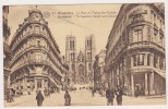 CPA BELGIQUE  BRUXELLES N°93 La Rue Et L'Eglise Ste Gudule - Sonstige & Ohne Zuordnung