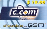 MOV-01/b TARJETA GSM DE CUBA DE $10  CARTULINA FINA Y BRILLANTE - Kuba