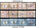 Italia-F00918 - 1870 - Segnatasse - Sassone: N.3/14 (o) - Privo Di Difetti Occulti. - Taxe