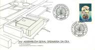 BRÉSIL  FDC 1984   Assemblée Générale De L´OEA - FDC