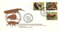 BRÉSIL  FDC 1988   Conservation De La Faune - FDC