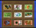 Ausstellung Jubiläum 40 Jahre Israel Block 38 O 10€ Exposition 1988 New Stamp On Stamp Bloc Philatelic Sheet Of Asia - Usados (sin Tab)