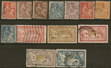 FRANCE - Yvert - 112/23 + 113a - Cote 190.35 € - 1900-02 Mouchon