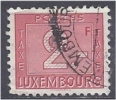 LUXEMBOURG 1946 Postage Due - 2f. Red FU - Strafport