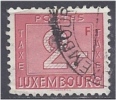 LUXEMBOURG 1946 Postage Due - 2f. Red FU - Portomarken