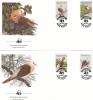 FDC  Mauritius: 1985 Pigeon Des Mares  Lot 4 Enveloppes - Mauritius (1968-...)