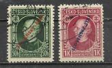 SLOVAKIA 1939 - MONSIGNOR HIRKA OVERPRINTED - CPL. SET - USED OBLITERE GESTEMPELT - Oblitérés