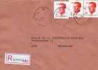3510   Carta, Certificada  BINCHE , 1987, Bélgica, Cover, - Cartas & Documentos