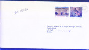 Vaticano 1993 YT896 ( "Ozias"), 948 (Palacio Pontificio Castelgandolfo). Circulado A La Paz (Bolivia). 3 Scan - Brieven En Documenten