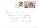 N°   1740 AIX EN PROVENCE         Vers    MAURIAC  Le  23 JUILLET 1973 - Covers & Documents