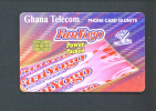 GHANA  -  Chip Phonecard As Scan - Ghana