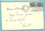 285 Op Brief Met Stempel CHARLEROI Met Omkaderde Naamstempel (griffe D'origine) CHIMAY - Linear Postmarks