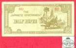 ½ Rupee - 1945 - Burma - Japan - Banknote - Paper Money WW2 / Billet Japon - Giappone
