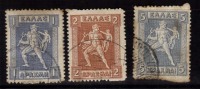 Greece 1911 Used, 1,2,5d - Usati