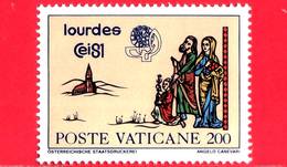 Nuovo - MNH - VATICANO  - 1981 - 42º Congresso Eucaristico Internazionale - 200 L. • Pellegrini A Lourdes - Ungebraucht