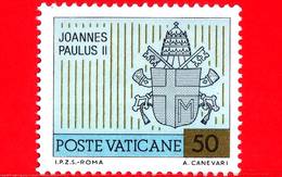 Nuovo - MNH - VATICANO - 1981 - Viaggi Di Giovanni Paolo II Nel 1980 -  50 L. • Stemma Papale - Neufs