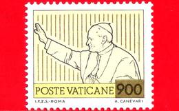 Nuovo - MNH - VATICANO - 1981 - Viaggi Di Giovanni Paolo II Nel 1980 - 900 L. • Il Papa Benedicente • Policrom - Nuevos