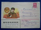 106* USSR Postal Stationery Sent From Russia Sverdlovsk To Lithuania Vilnius, Coat Of Arms, Soldier, - Enveloppes