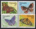 VANUATU // 1991 Faune, Papillons // 4 V NEUFS *** (MNH SET) - Vanuatu (1980-...)