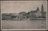 Austria - Linz A.d. Donau - Dampfer - Landungsplatz U. Hotel Erzherzog Carl - Linz