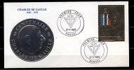 Rep Centrafricaine  G24b  - Timbre En Or  De Gaulle - De Gaulle (General)