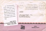 Carta Certificada MOSCU 1958 (Rusia)  Franqueo Mecanico - Brieven En Documenten
