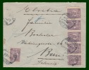 ROUMANIE N° 283 X 6 Obl. BUCURESTI 13/5/23 Pour BERN  (voir Verso) - Marcophilie