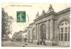 Corbie (80) : La Mairie Et Perspective De La Rue En 1910 (animée). - Corbie