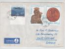 Poland Cover Sent Air Mail To Denmark Warszawa 19-10-1993 - Lettres & Documents