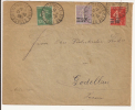 N882 - THIONVLLE GARE MOSELLE - 1929 - Timbre Type SEMEUSE - Vers Allemagne - Andere & Zonder Classificatie