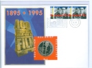 Nederland Stamps On First Day Cover And ECU Letter - 100 Years Of Film - Errors & Oddities