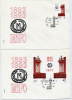 MACEDONIA 1993 Centenary Of  Revolutionary Organisation Stamp And Block On FDC (2)   Michel 71 + Block 2 - Macédoine Du Nord