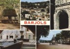 BARJOLS Var 83 : Multivues Vilel Place Fontaine ( Banque Société Lyonnaise ) - Barjols