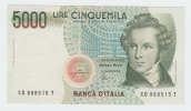 Italy 5000 Lire 1985 UNC CRISP Banknote P 111c  111 C - 5000 Liras