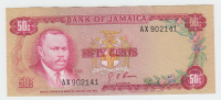 JAMAICA 50 Cents 1960 XF+ P 53 - Jamaique