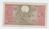 Belgium 100 Francs = 20 Belgas 1.2. 1943 (1944) VF P 123 - 100 Franchi & 100 Franchi-20 Belgas