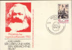 Germany- Postcard 1983- Karl Marx-"his Life And Work, His Legacy Today" - Karl Marx