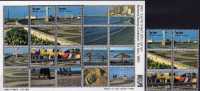 Tourismus Exposition Tel Aviv 1983 Strandpromenade Mittelmeer Israel 941/2+Block 25 ** 18€ Bloc Philatelic Sheet Of Asia - Ungebraucht (ohne Tabs)