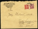 1933 Czechoslovakia Cover.  Hlohovec 12.II.33. Sent To Velký Máčad. (A06167) - Storia Postale