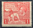 Grande-Bretagne                  171*       Exposition De L'empire Britannique à Wembley - Unused Stamps