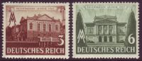 Deutsches Reich 2 Werte Aus 764/7 ** (Buch 8.230) - Unused Stamps