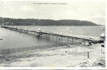 IRLANDE . BANGOR . THE PIER & MENAI STRAITS - Caernarvonshire