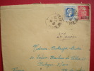 Timbres Sur Lettre Surchargé ALGERIE - Lettres & Documents