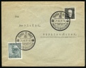 1937 Czechoslovakia Cover. Hrad. 21.IX.37. Smutek Československa 1937.   (A06109) - Brieven En Documenten